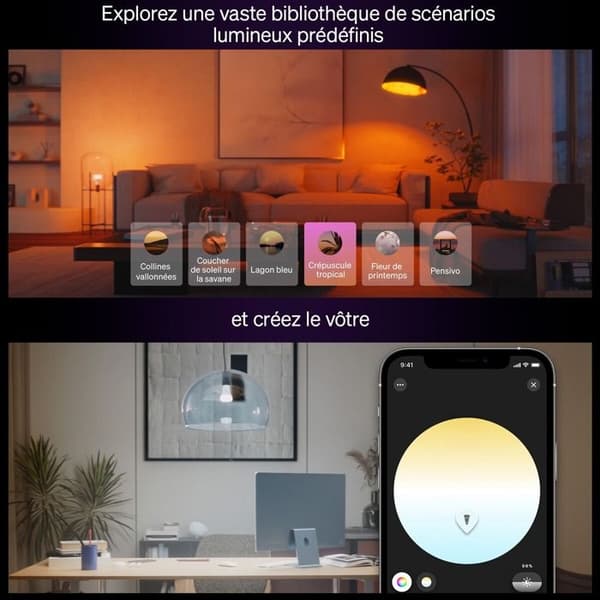 Philips Hue HueWCA 10.5W A60 E27 smartpærer