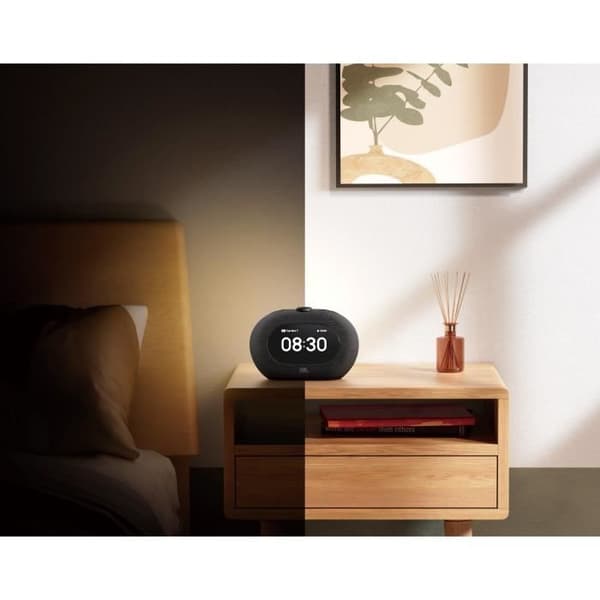Vækkeur - JBL - Horizon 3 - Ambient lys - Bluetooth - USB-port - Sort