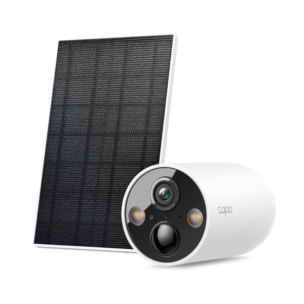 TP-Link Tapo TC85 2K 4MP Utomhus Säkerhetskamera + Tapo A201 Solpanel