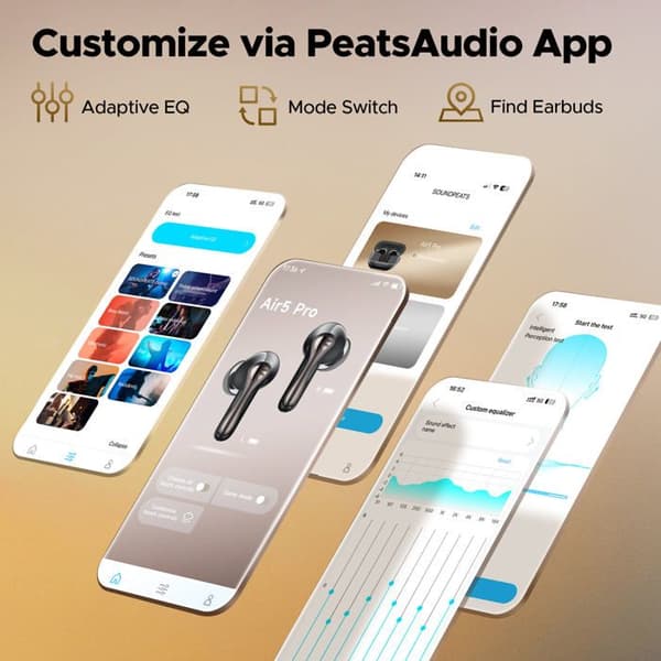 Soundpeats Air5 Pro Sort