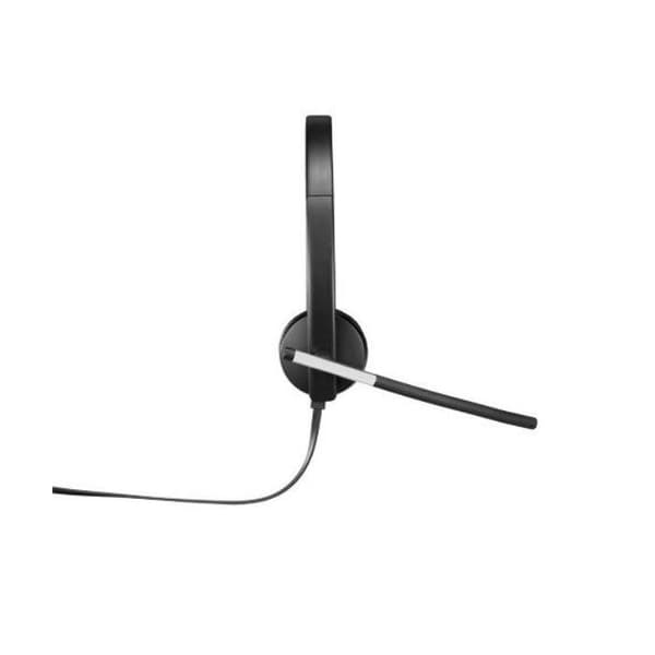Hörlurar - Trådad - Logitech - H650E - USB - Stereo mikrofon - Svart