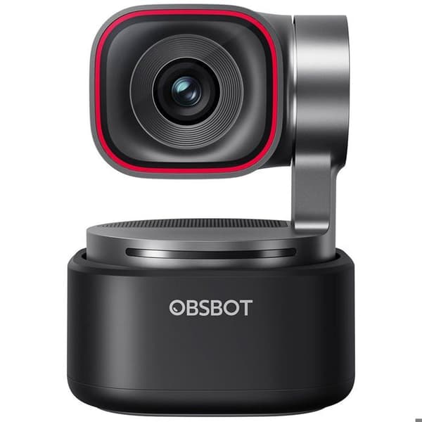 OBSBOT Tiny 3 Webcam PTZ AI 4K med automatisk tracking, zoom og rumligt lyd