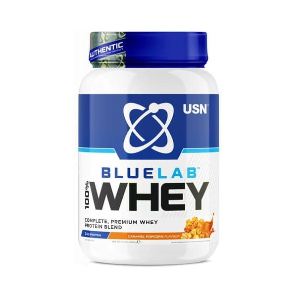Blue Lab Whey 908g Karamellpopcorn USN Protein
