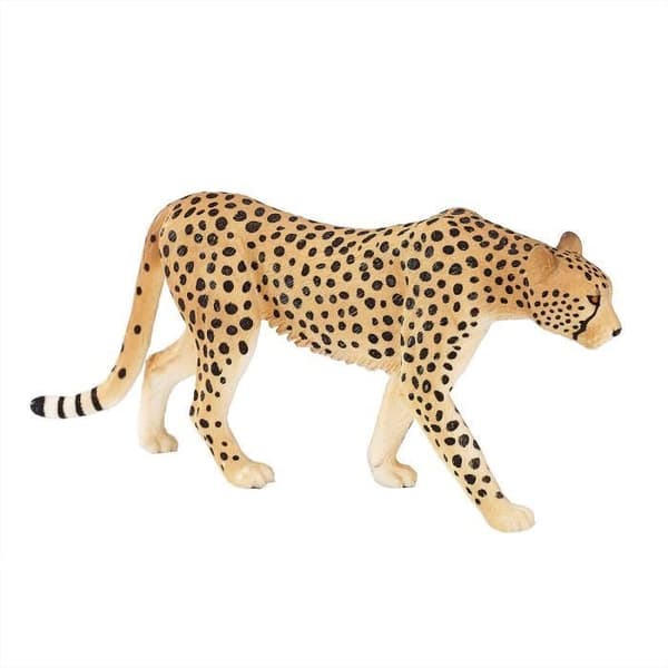 Figurine - Mojo - Hannkatt Gepard - Handmålad - PVC - Utbildande