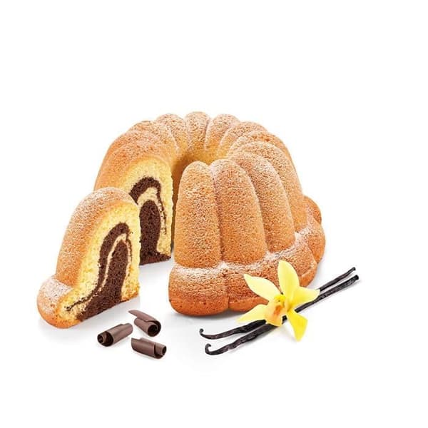 Kageform - Tescoma - Delicia - Keramik - Rød/Beige - 28,5 cm