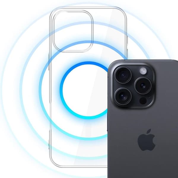 3mk Clear MagCase til iPhone 16 Pro - Transparent