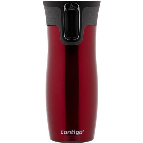 Isoleret flaske - CONTIGO - Westloop - 470ml - 100% vandtæt - Rustfrit stål