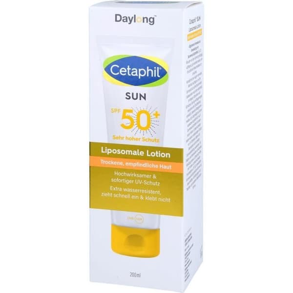 Solcreme - DAYLONG - Cetaphil sol - SPF 50+ - 200 ml - Hypoallergenisk