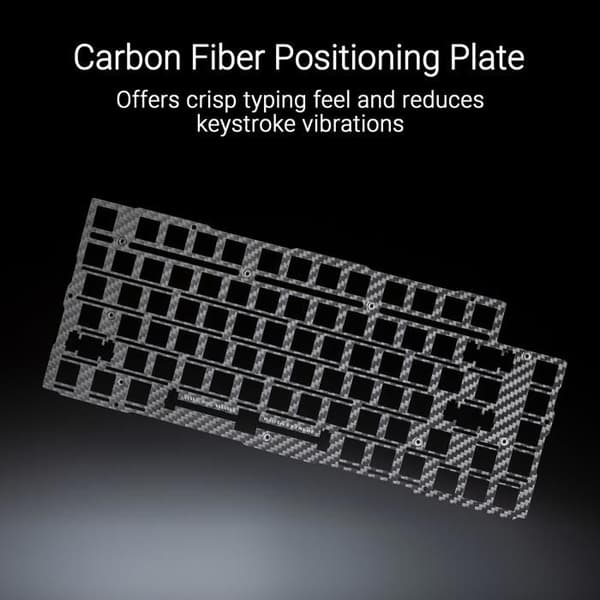 Spilkeyboard - ASUS - ROG Azoth Extreme - Mekanisk - Trådløs - Dynamisk baggrundsbelysning