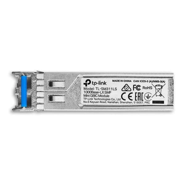 Modul MiniGBIC unimode - TP-Link - TL-SM311LS - 3.1x4.3x2.1 cm - Sort - LC Duplex - PCB montering - Ethernet