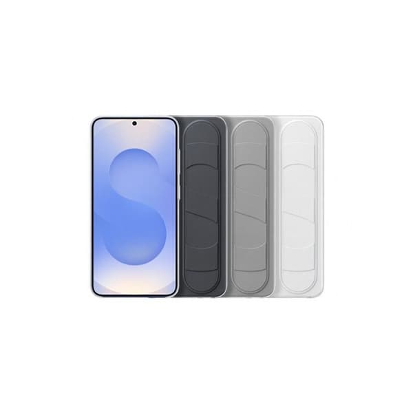 Fodral med rem och stativ för Galaxy S25 Grå