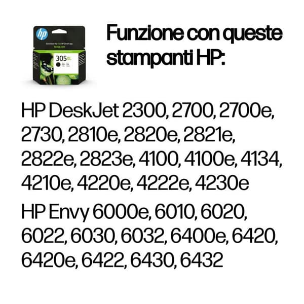 Originale patron HP 305XL Sort - 3YM62AE