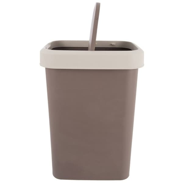 Brun plastbehållare 25 l