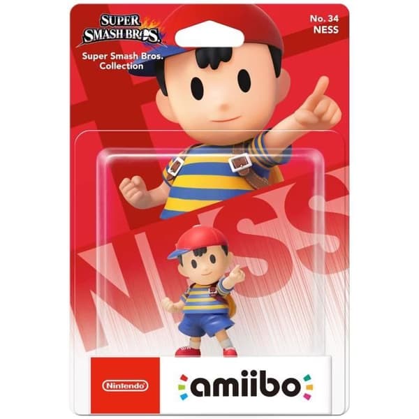 Figur Amiibo - Ness N°34 • Samling Super Smash Bros.