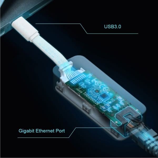 TP-LINK UE300C netværksadapter 10 / 100 / 1000 MBit/s USB-C®