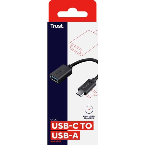 USB-C adapter - TRUST - USB 3.1 - Grøn - Kompakt - Kompatibel med USB 3.0/2.0