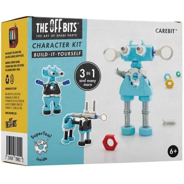 Teckenkit The Offbits - 3 i 1 - Blå - 23 delar