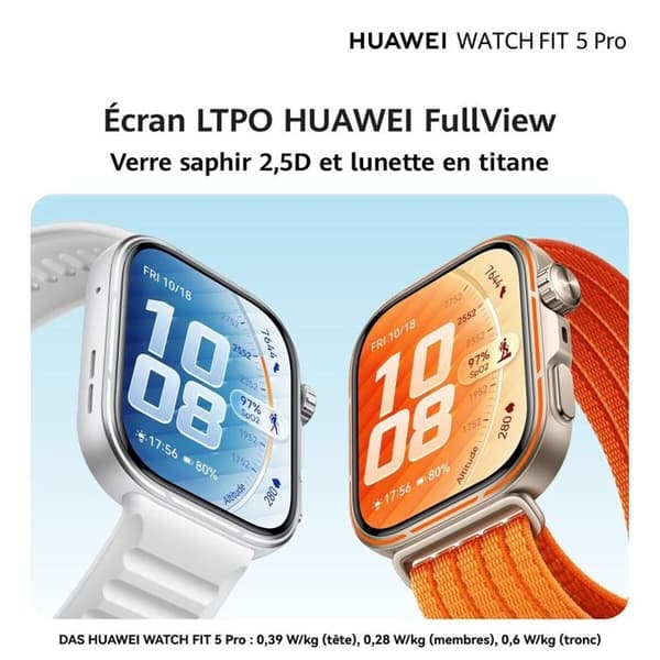 Huawei WATCH FIT 5 PRO VIT smartklocka