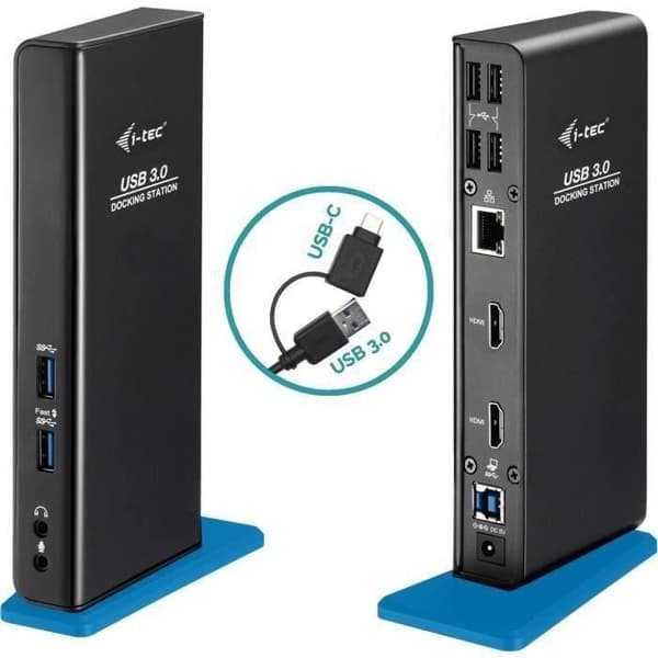 i-tec - USB 3.0 / USB-C Universal dockingstation til bærbar computer