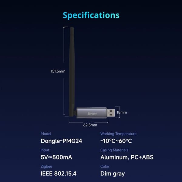 SONOFF Zigbee/Thread Dongle USB | Dongle Plus MG24