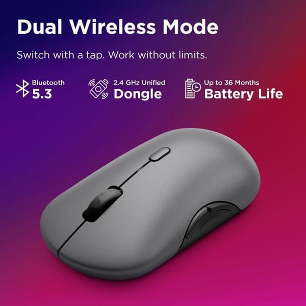Mus - LENOVO - GY51S61898 - Bluetooth - 4000 dpi - Ambidextrous