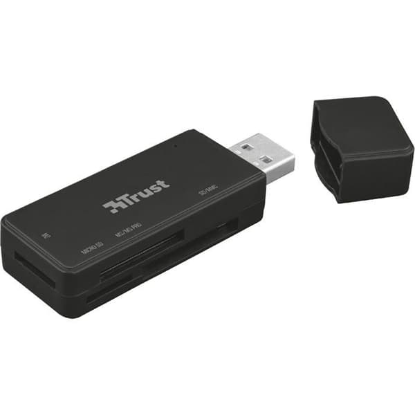 TRUST Nanga Kortlæser (MS, SD, microSD, MS Micro) USB 3.1 Gen 1