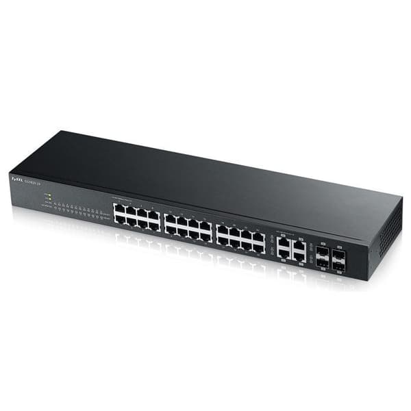 Ethernet-switch - ZYXEL - GS1920-24V2 - 24 porte - Administrerbar - Modulær - Monterbar