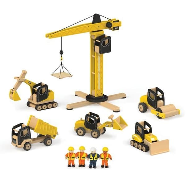 BigJigs Legetøj - Modeller - Bulldozer - Byggeri - Spil Samling Håndtering