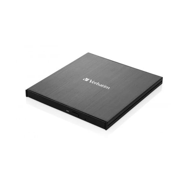 DVD-brænder - Verbatim - Slimline - USB-C - Kompatibel med CD/DVD - Sort