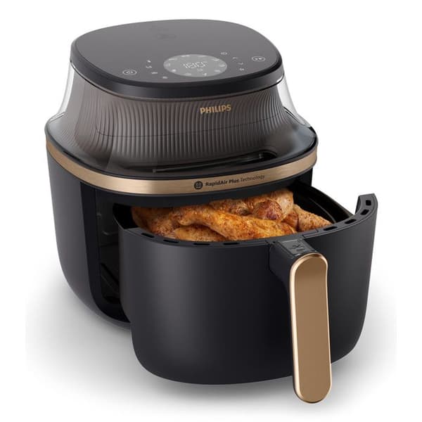 Philips Airfryer NA32200 4,2L 16 Programmer RapidAirPlus Sort 1400W