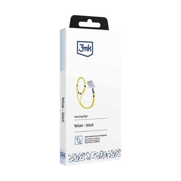 Gul täckkord Easy Clip 3MK