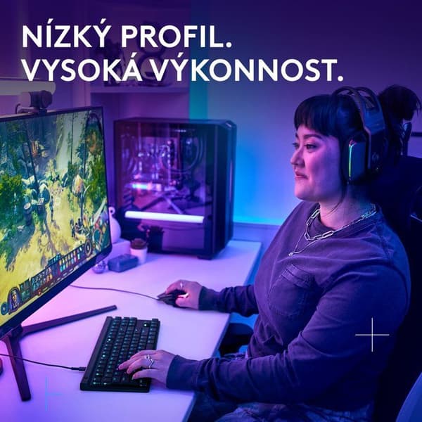 Gaming tastatur - LOGITECH - G515 TKL - Mekanisk - Kablet - Taktile Sort - USB-C