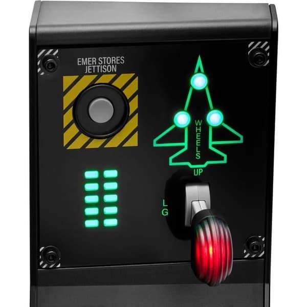 Cockpit kontrolpanel - THRUSTMASTER - Viper Panel - Sort - USB - PC - Gamepad