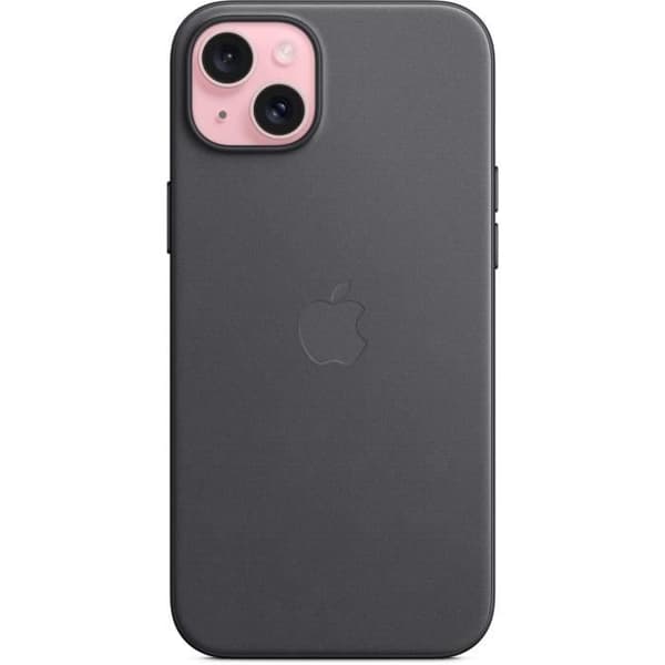 APPLE FineWoven Cover til iPhone 15 Plus med MagSafe - Sort