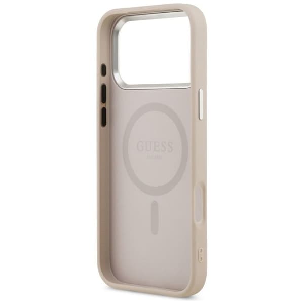 Coque Guess Hardcase Triangle Logo MagSafe til iPhone 17 Pro - Pink
