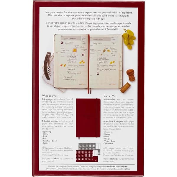 Passionsjournal - Hardback - Rød - Til Voksne