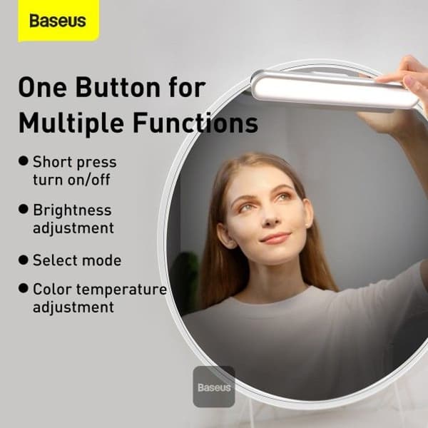 LED-lampe - BASEUS - Magnetisk - Genopladelig USB - Batteritid 24 timer - Moderne design