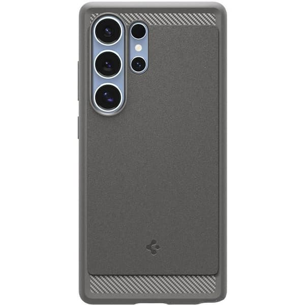 Coque - SPIGEN - Rugged Armor MagFit - Stødabsorberende - Carbon Design - Grå