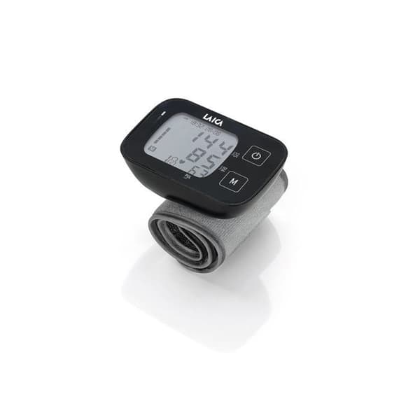 Laica BM1007 Automatisk Blodtryksmåler til håndled 4 brugere LCD Sort/Grå