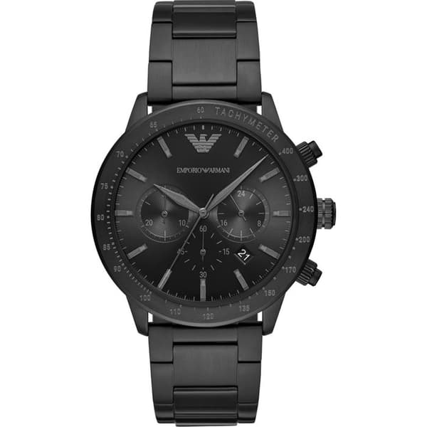 EMPORIO ARMANI ur i sort stål