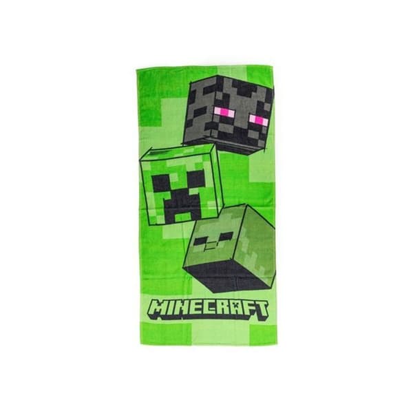 Minecraft Creeper Strand- och Badhandduk