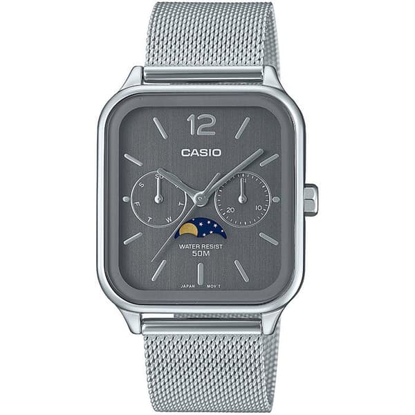 Klocka - CASIO - MTP-M305M - Man - Grå - Kvarts - Analog