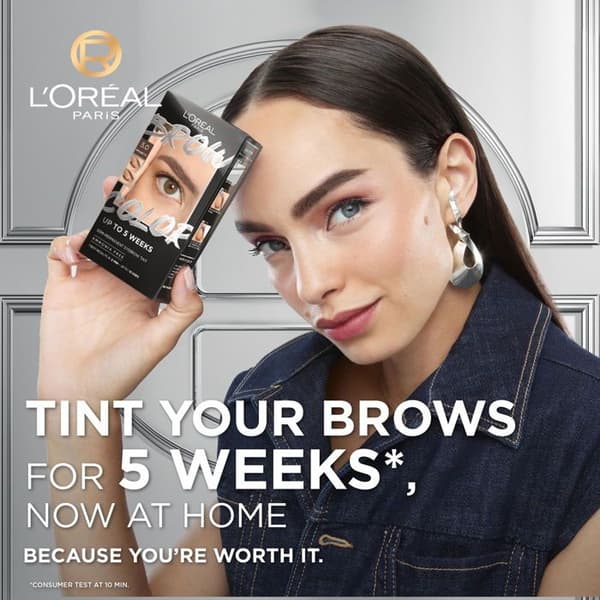 L'ORÉAL PARIS Farve til øjenbryn 6.0 Lys brun semi-permanent