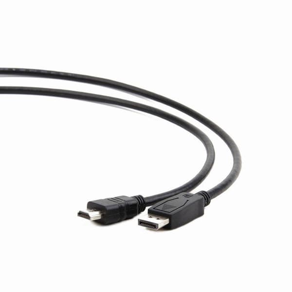 GEMBIRD DisplayPort til HDMI adapterkabel - 1,8m - Han/han stik - Sort