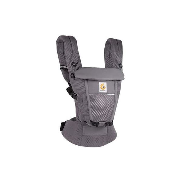 Ergonomisk Bæresele - Ergobaby - Adapt - 3 Positioner - Mesh SoftFlex - Grafitgrå
