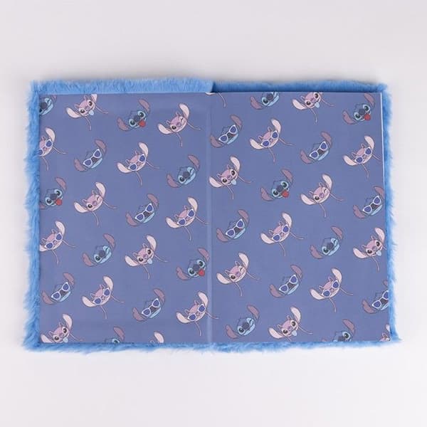 Disney Stitch Fur Notebook