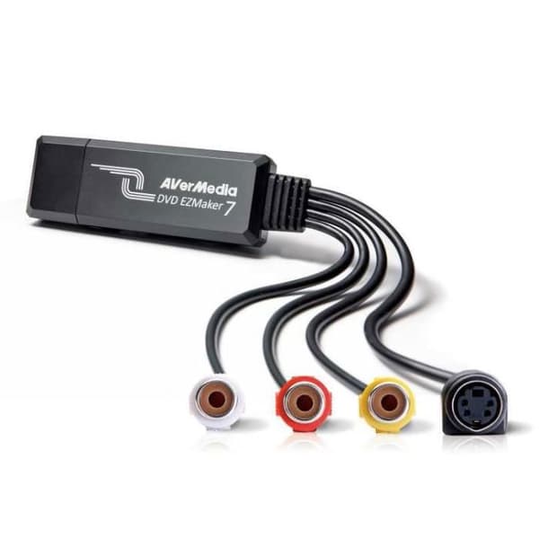 AVERMEDIA DVD EZMAKER 7 C039BH SD video capture enhed til digitalisering af VHS
