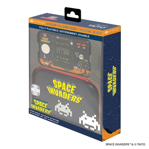 Min Arcade - Pocket Player Space Invaders + Transportfodral