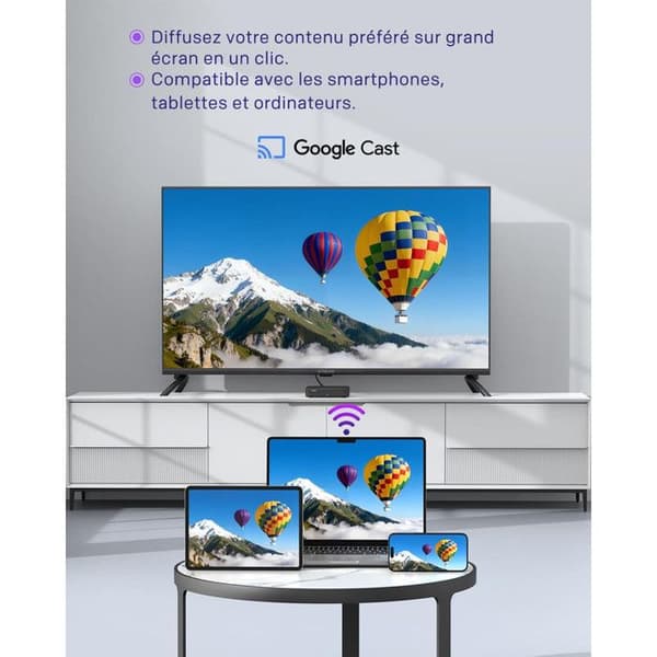 STRONG - SRT420 - Streaming Box Android TV + TNT 4K UHD - Wifi 5 - Bluetooth - Chromecast - Google Assistent - Dolby Audio/Vision