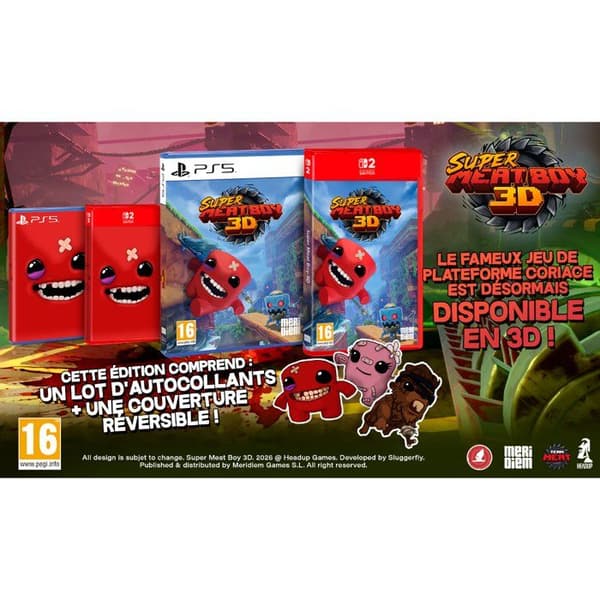 Super Meat Boy 3D • Nintendo Switch 2 Spel